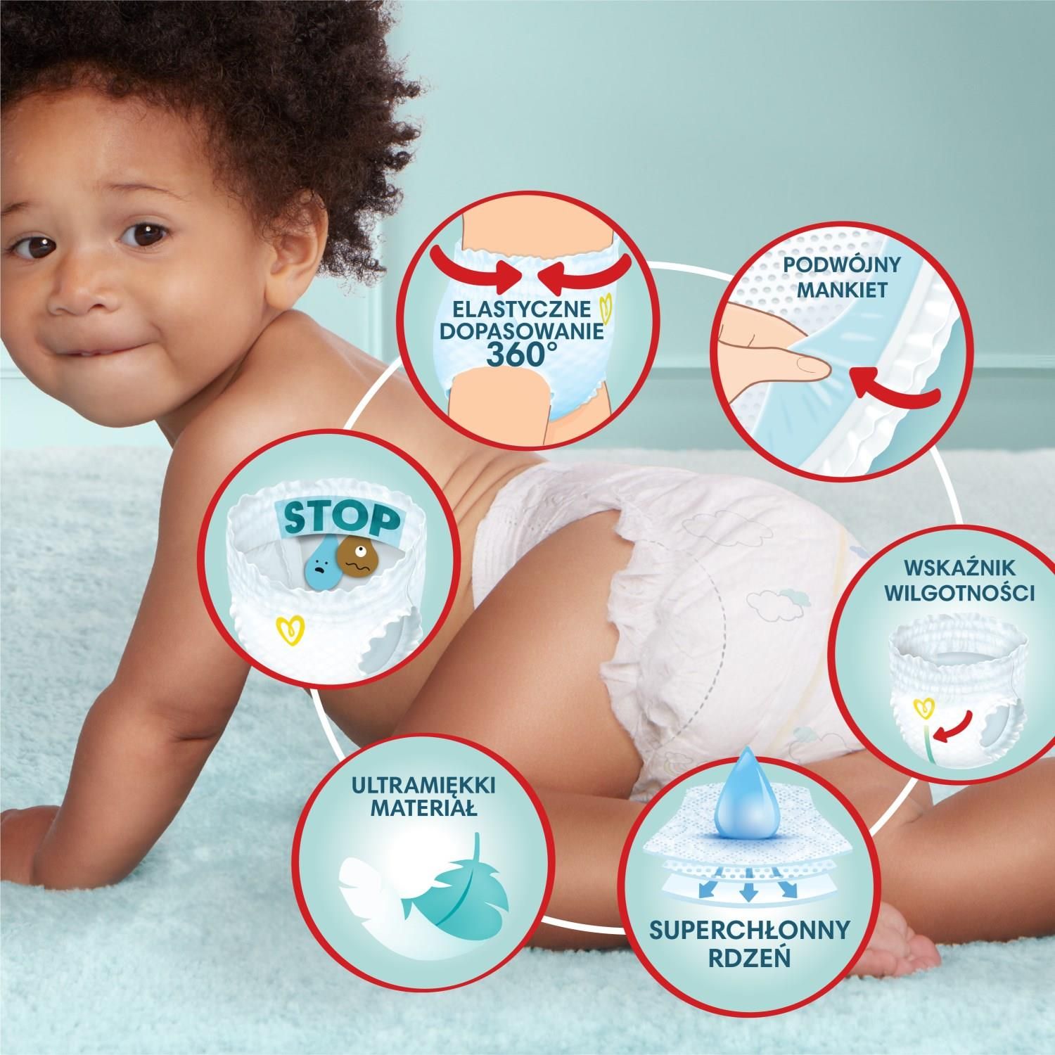 pampers 3 104 szt biedronka