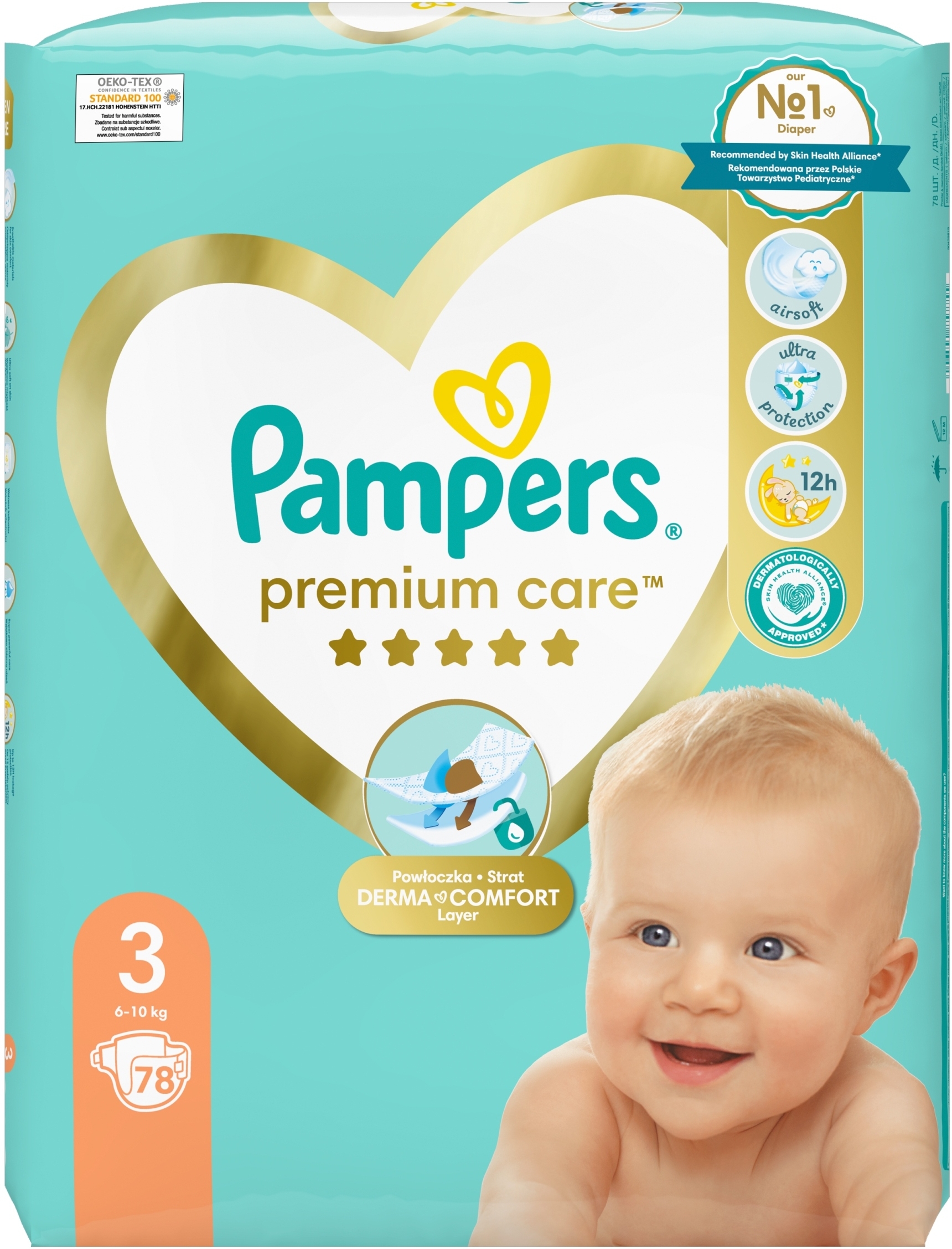 pampers premium care s3 120 sztuk