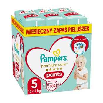 pampers pants pieluchomajtki rozmiar 5 12-17 kg junior 22 szt