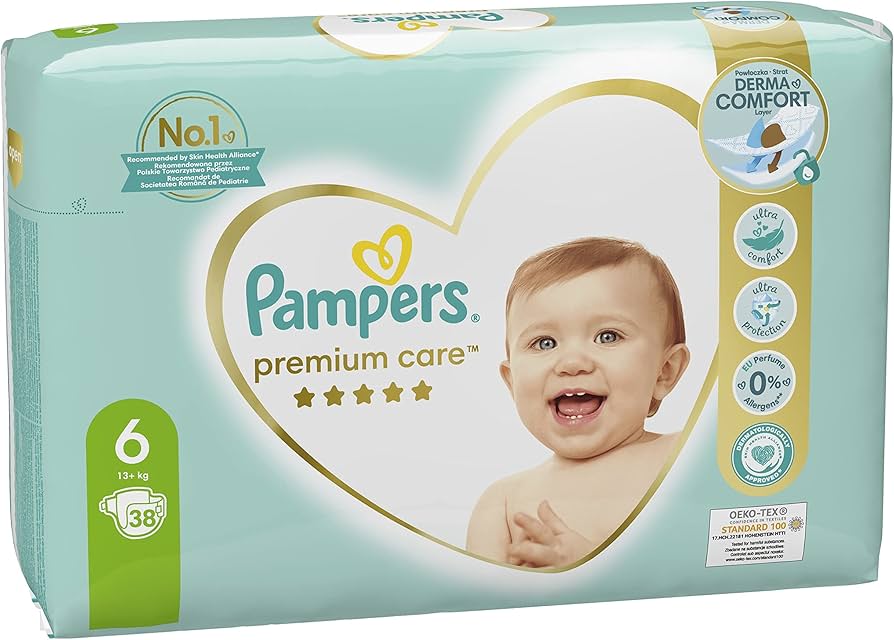 pieluchomajtki pampers 6 opia po polsku