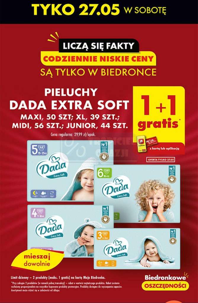 dziś firmy pampers