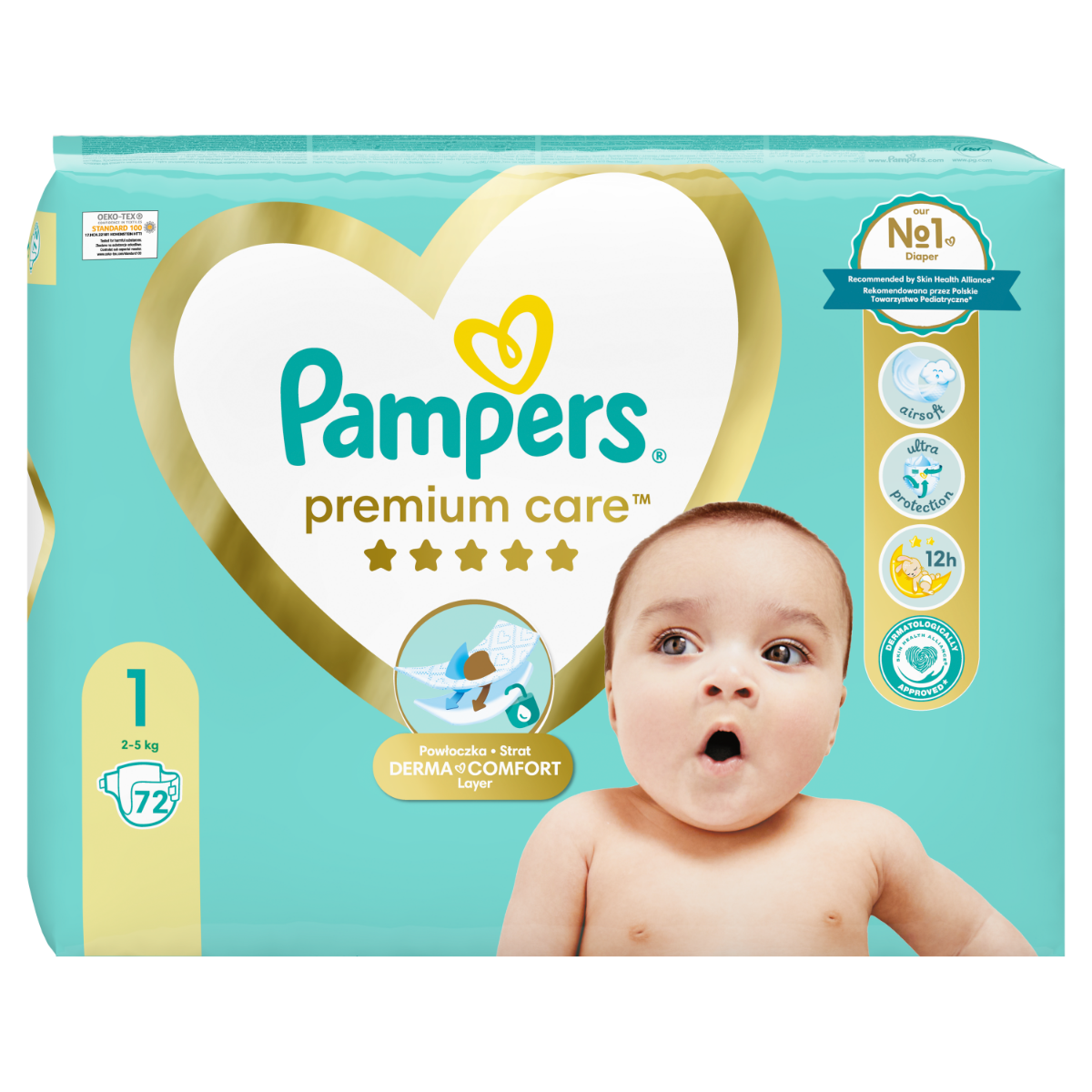 pampers premium care rozmiar 1 88 pieluszek