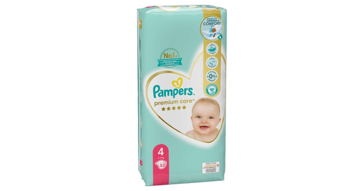 pampers sensitive chusteczki nawilżane 4 x 52 sztuk