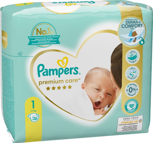 pampers premium care new born