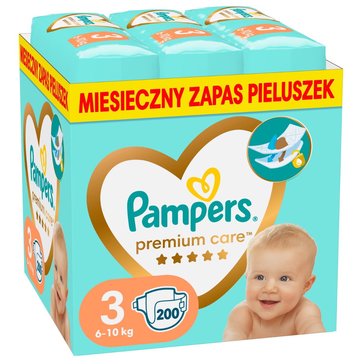 pieluchy pampers premium bod