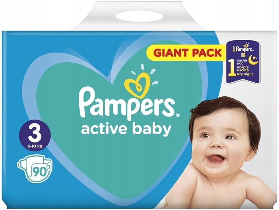 pampersy pampers 4 pomaranczowe