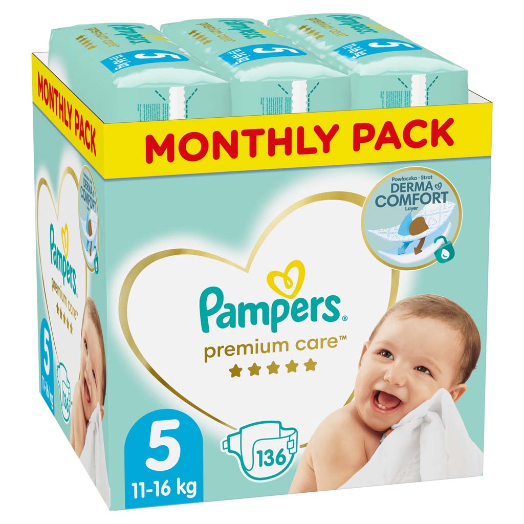 pieluchy pampers premium protection