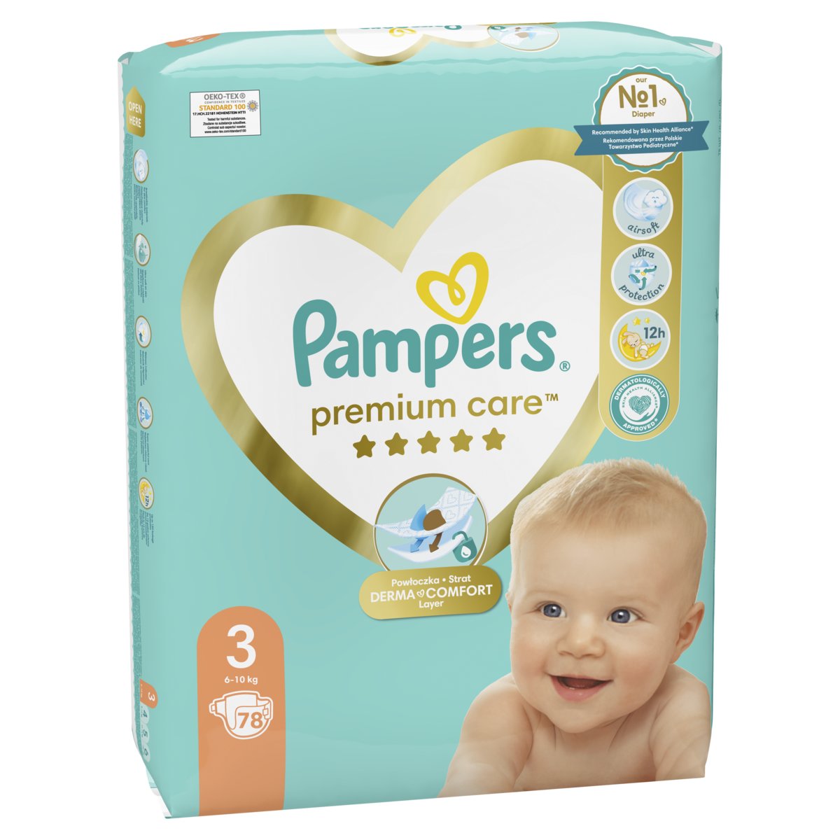 ceneo pampers.premium care mega pack