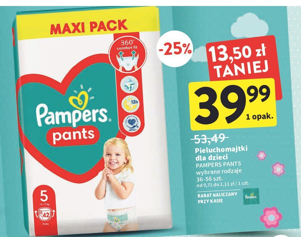 pieluchy pampers 4 biedronka