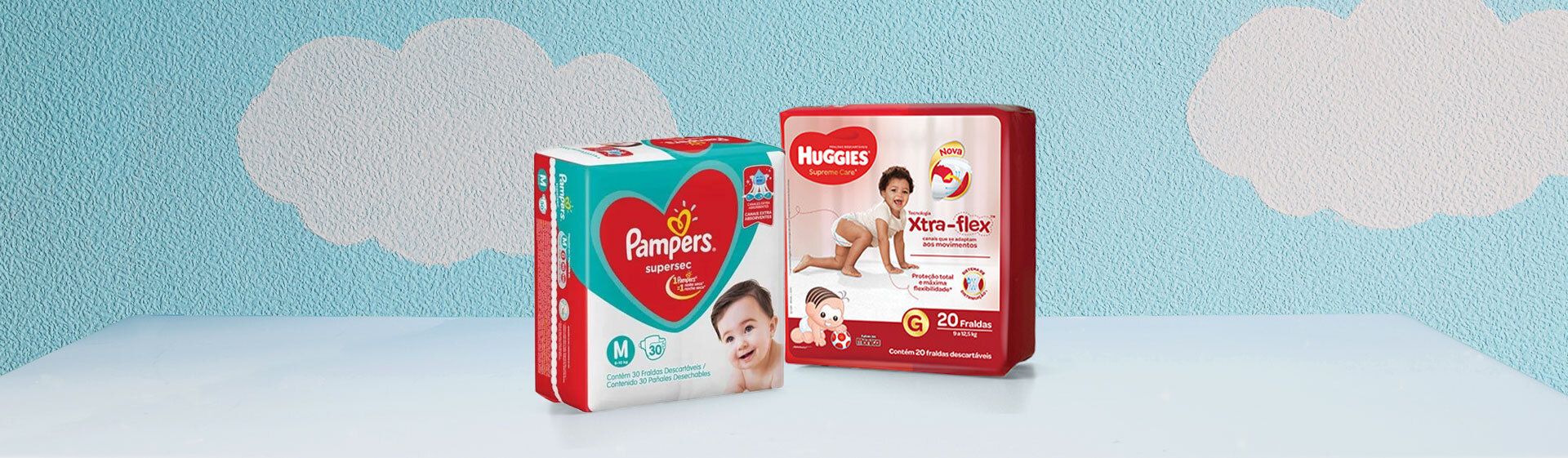 pampers 228 szt