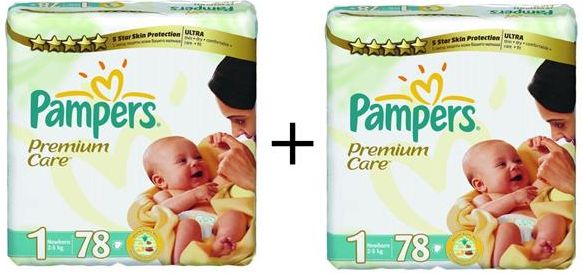 pampers newborn 1 78 szt