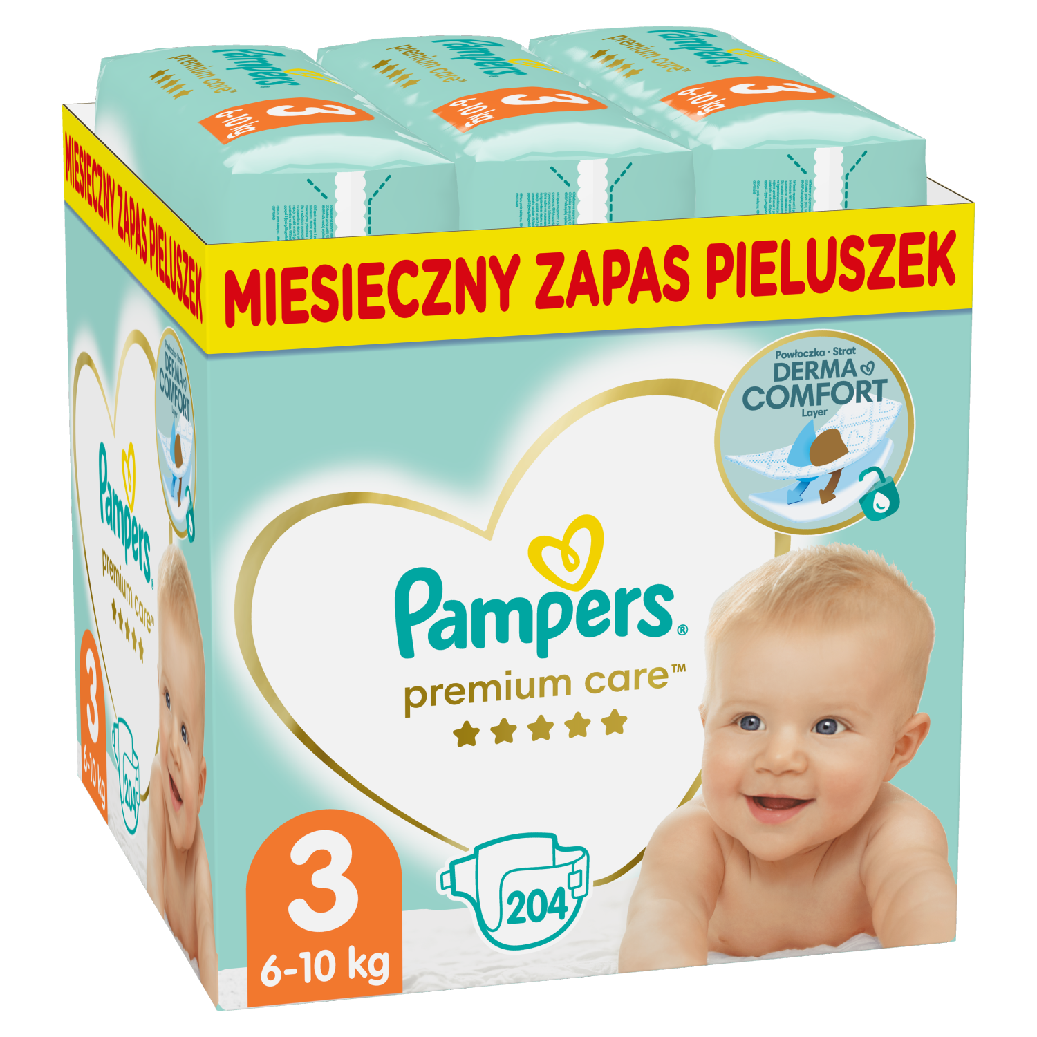 pampers premium care pieluchy rozmiar 4 maxi 8-14kg 168 sztuk