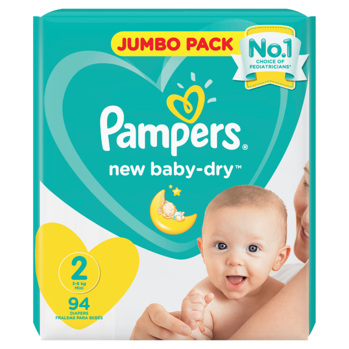 pampers pants naklejka z tylu