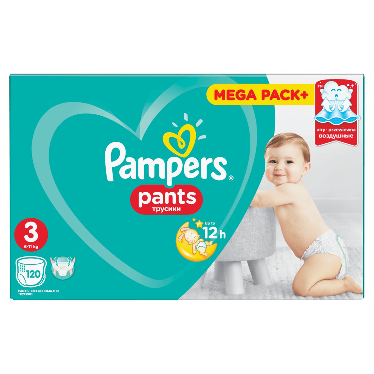 pampers pieluchy active baby 4+ maxi 152 szt