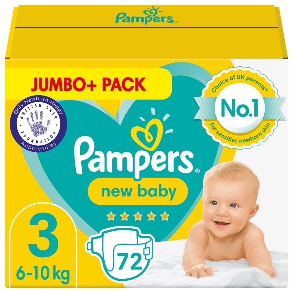 pieluchy pampers ile wody