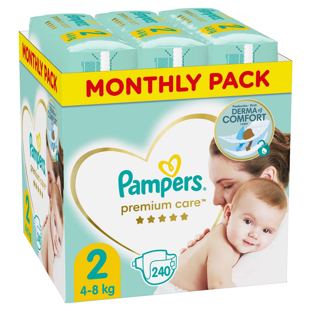 pieluchy pampers mega pack 4