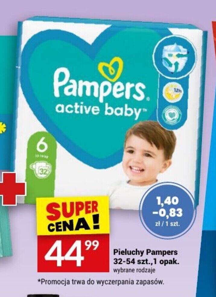 pampers przedział wagowy 4