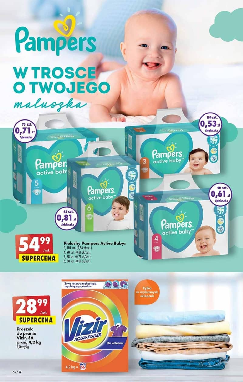 różnica między pampers active baby a premium care