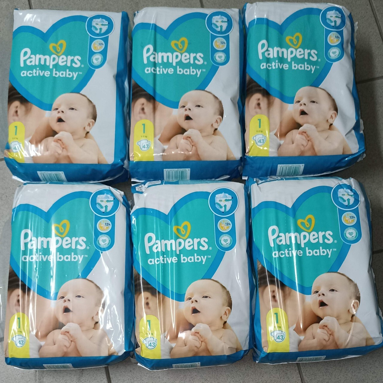 pampers 1 miesieczny zapas