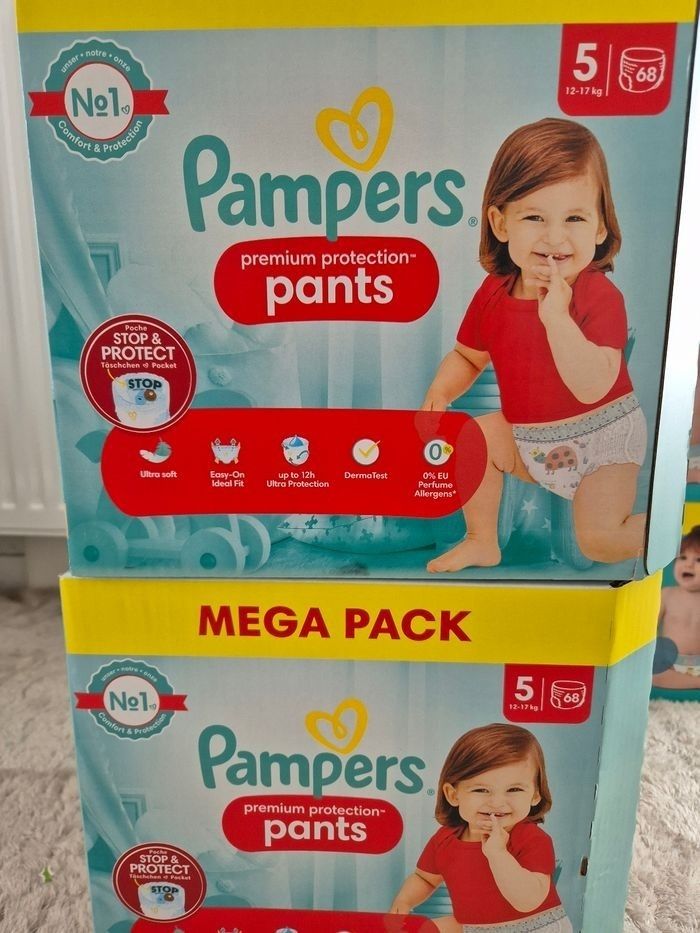 pieluchomajtki pampers premium care pants 6 44 szt