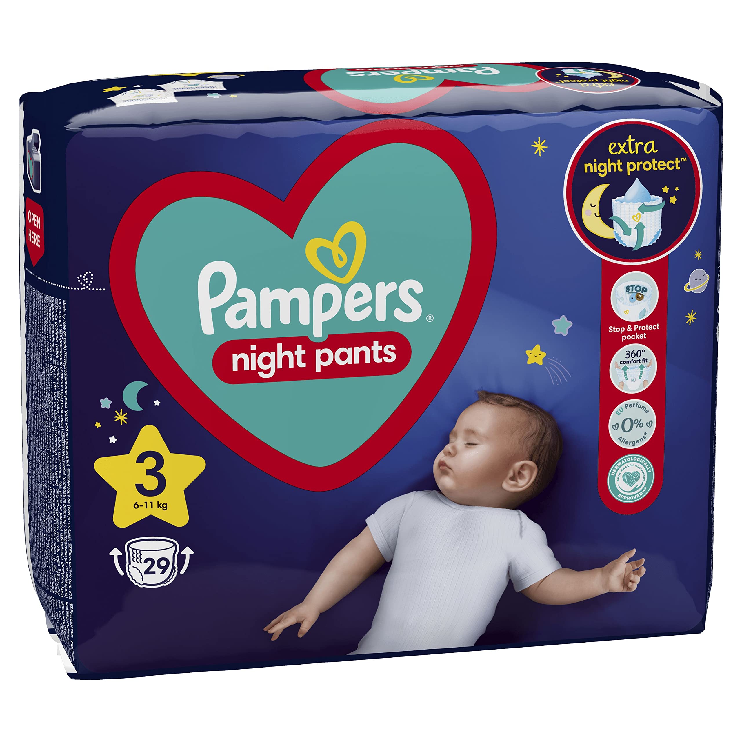 pieluchomajtki pampers pants 4 miesieczne opakowanie