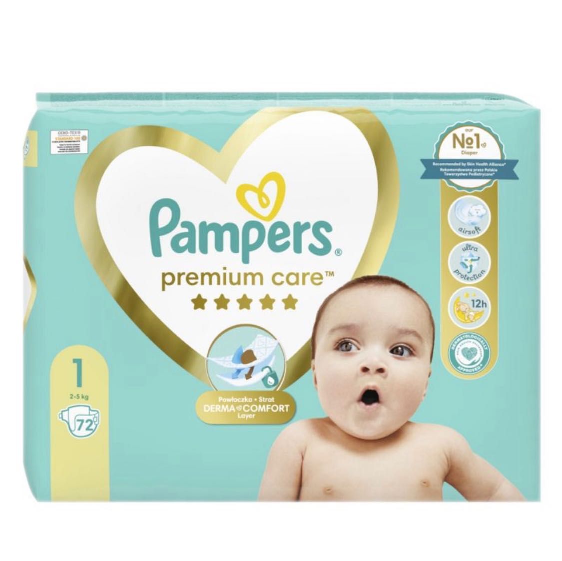 tabela rozmiarów pampers