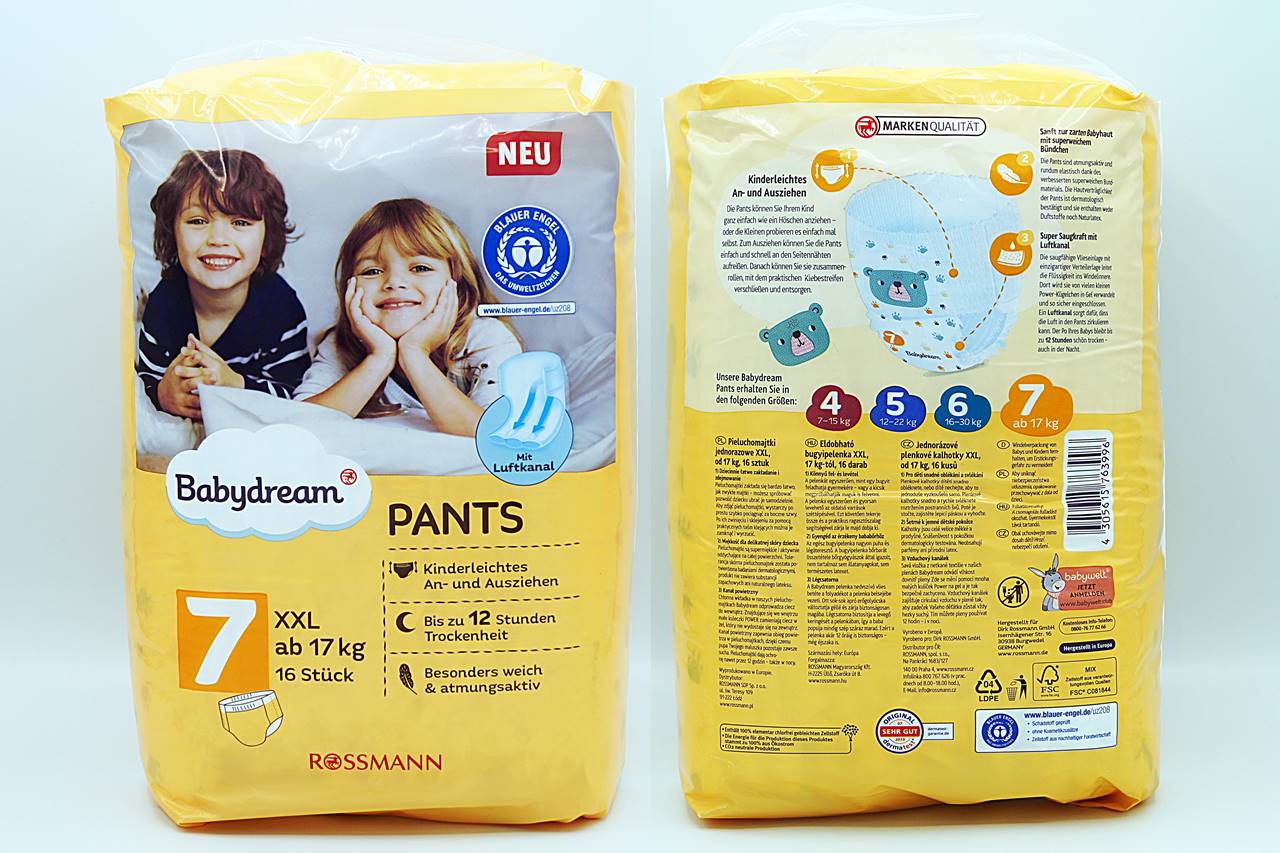 rossmann pieluchy do pływania pampers