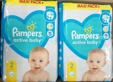 pieluchy pampers active baby mega box plus 5