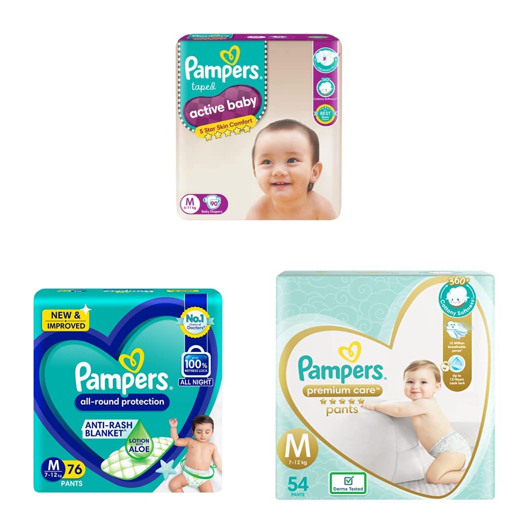 ceneo pampers care 4