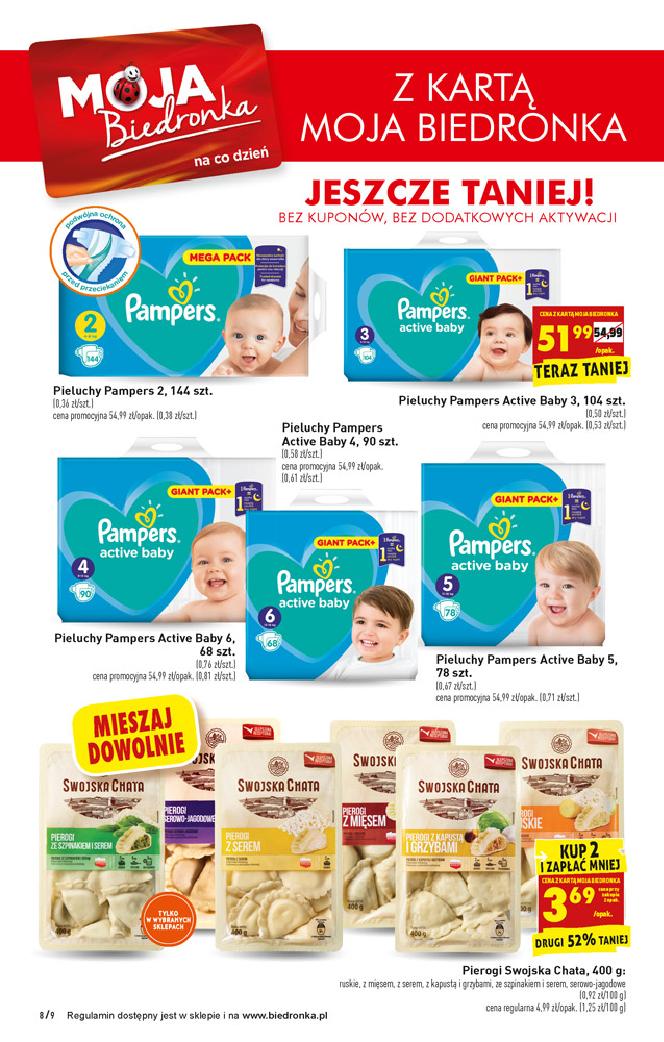 pampers rozm 3 68 sztuk