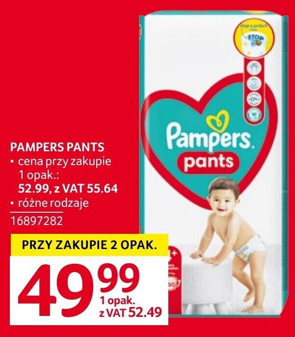 pampers na noc przemaka