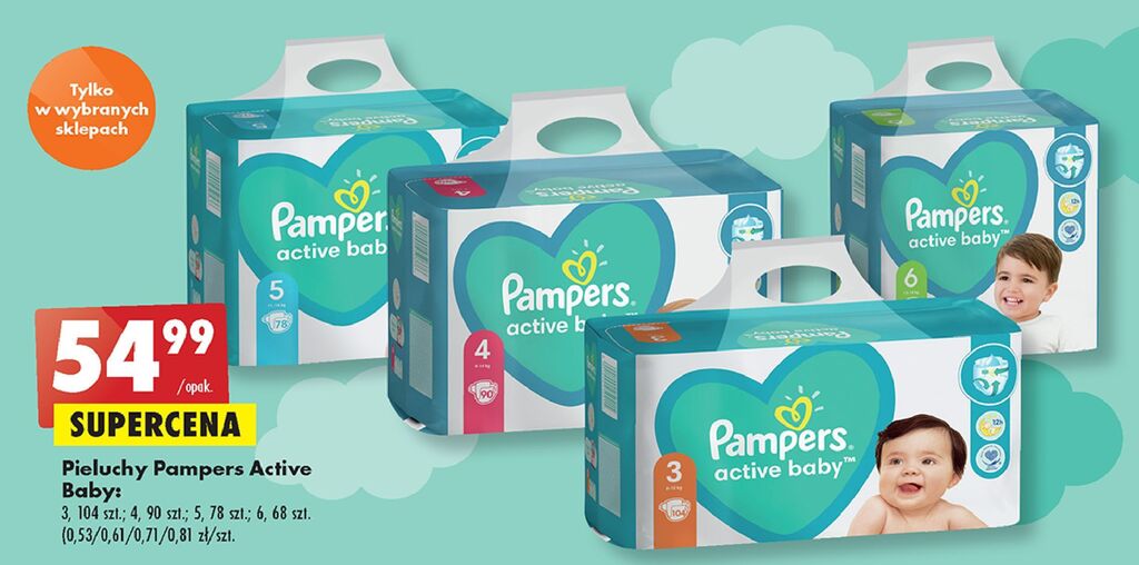 pampers chusteczki fresh clean rossmann