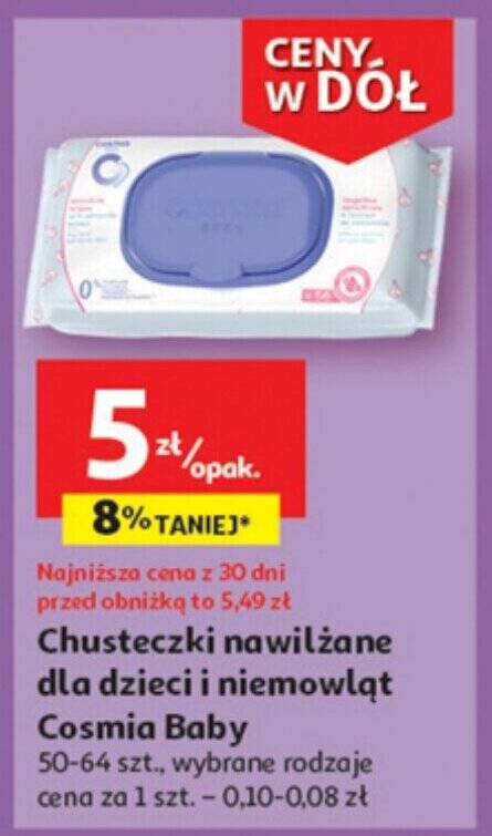 chusteczki pampers cena