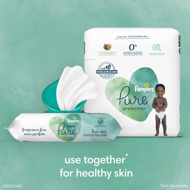 pampers sensitive chusteczki dla niemowląt 1x56 sztuk