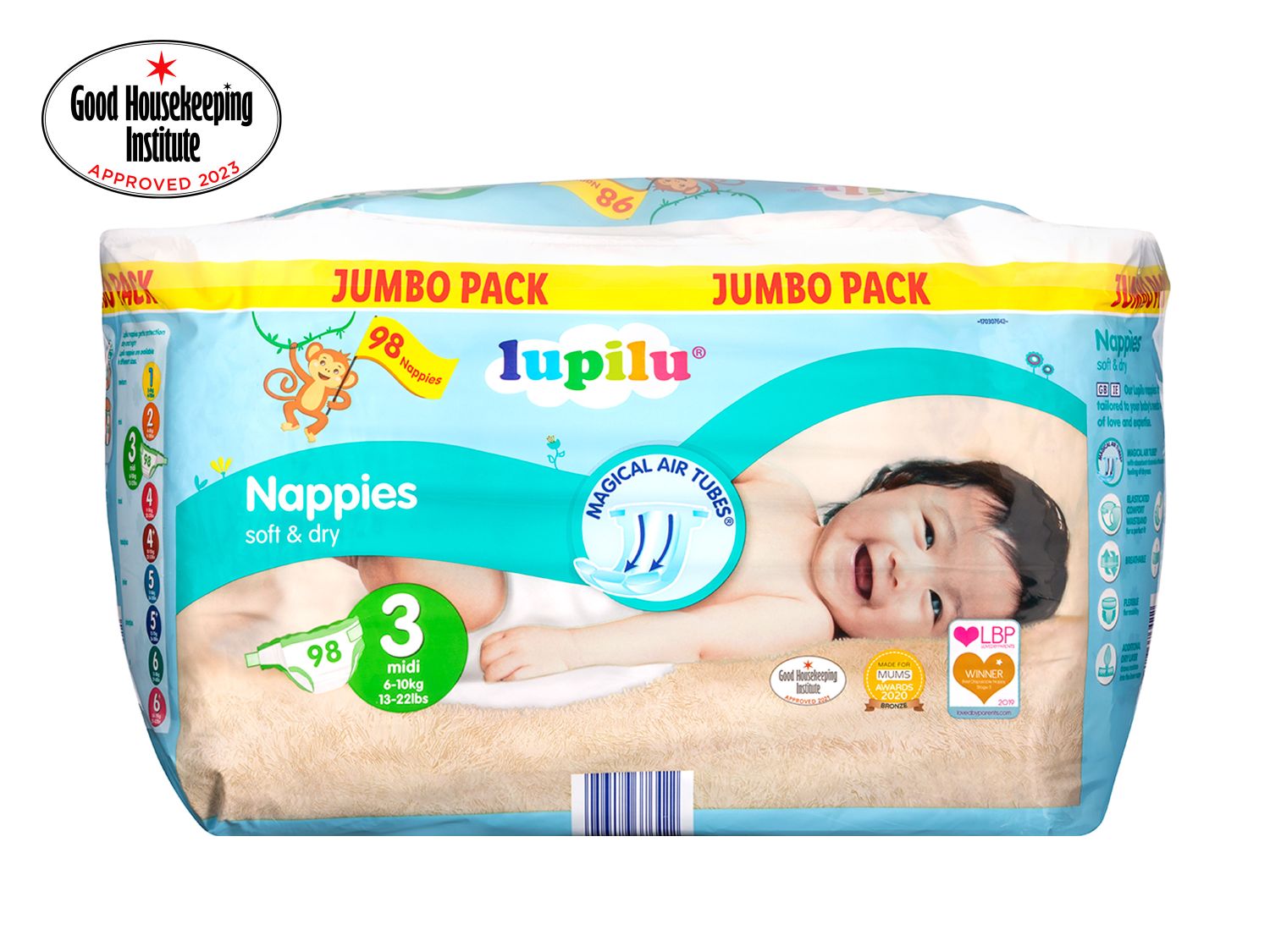 pieluchy pampers baby dry 3