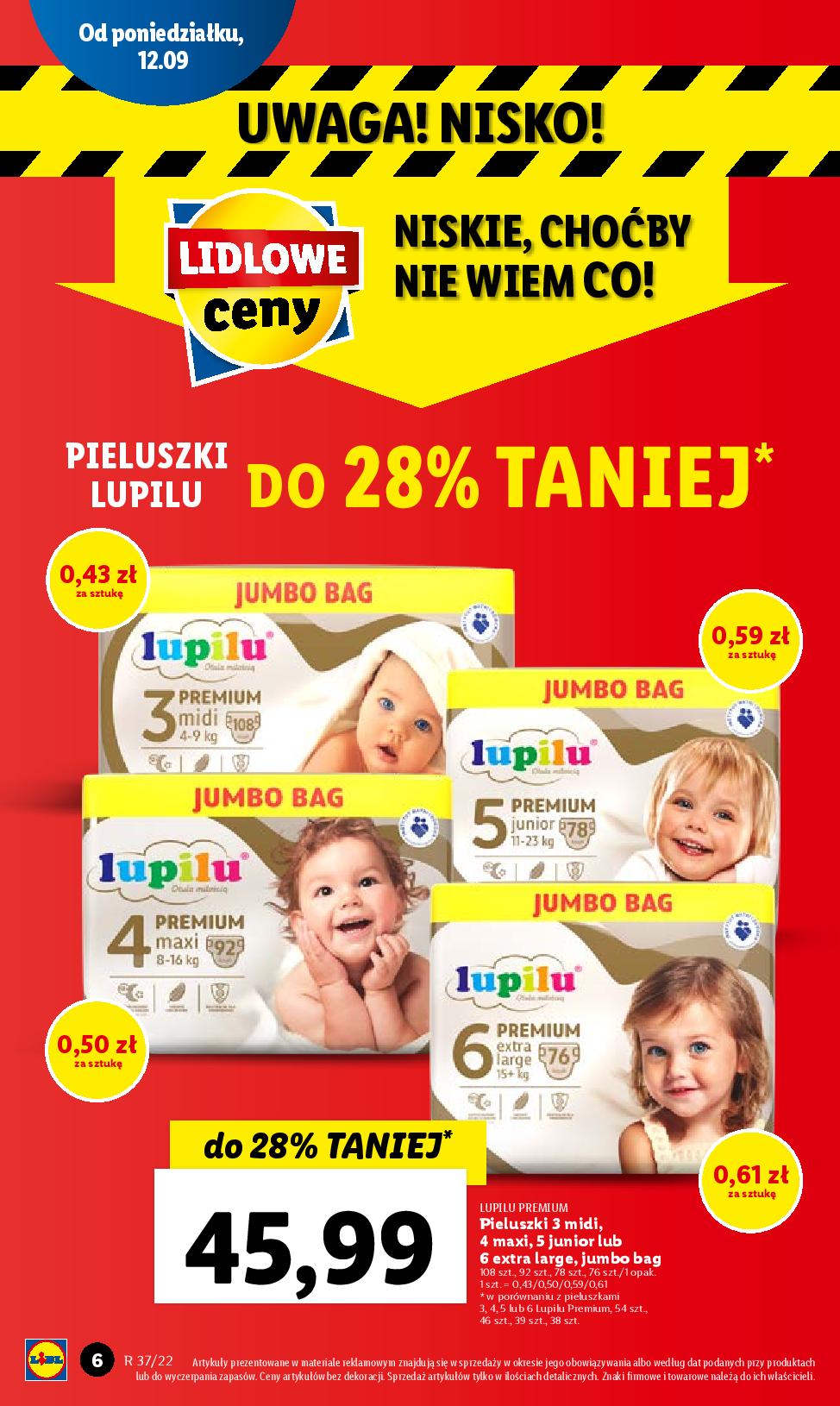 pampers 144 sztuki cena