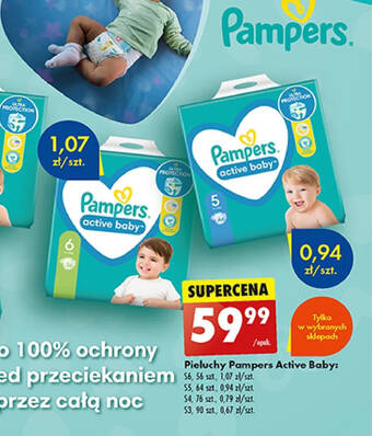 pampers active baby 3 midi 208 szt