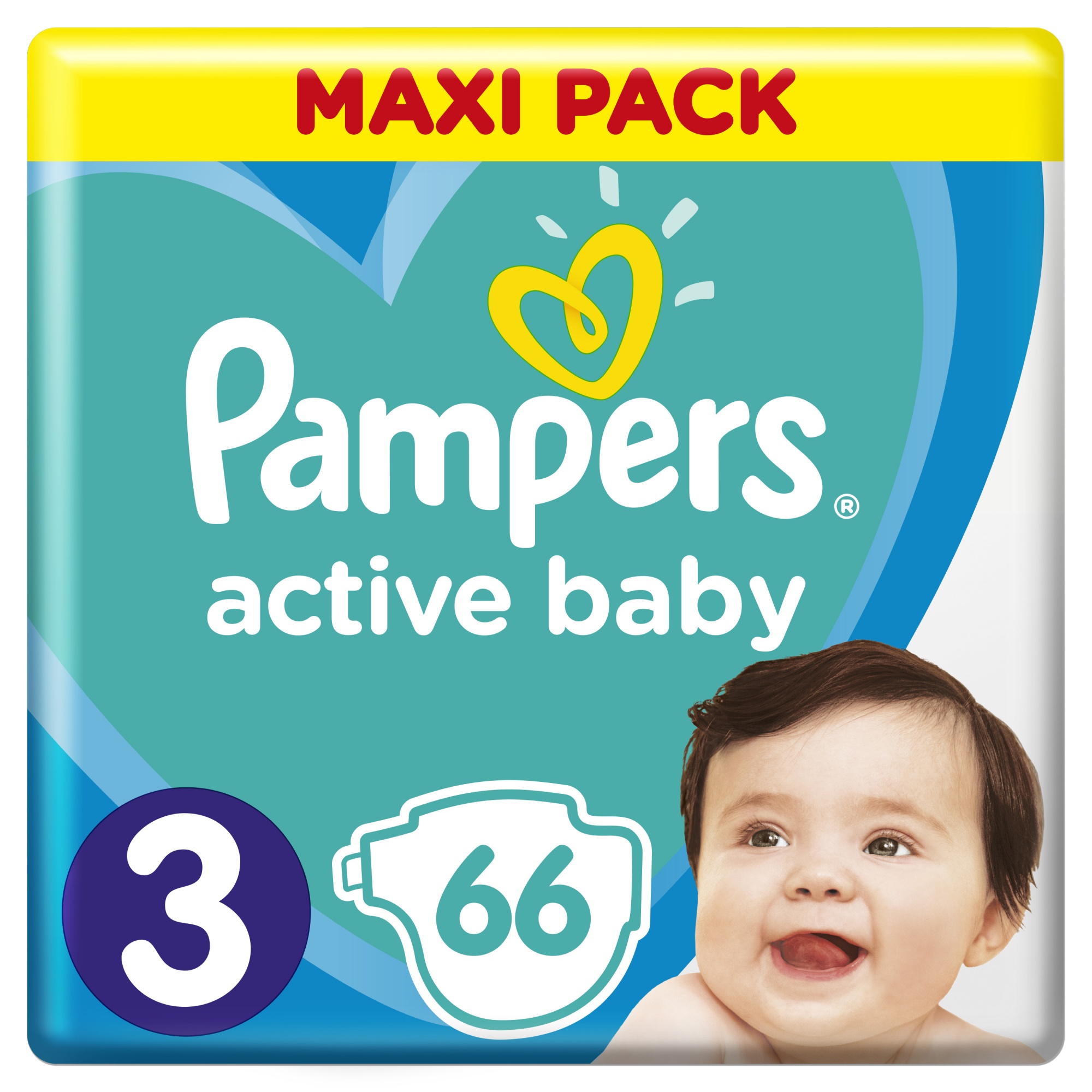 pampers pieluszki active baby maxi 132 szt rozm 4