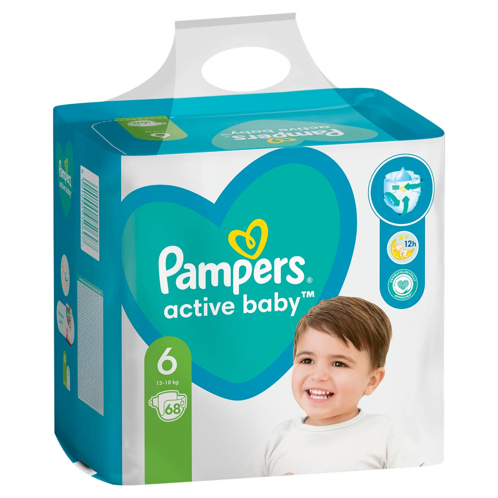 pampers chusteczki nawilżane allegro 6x56