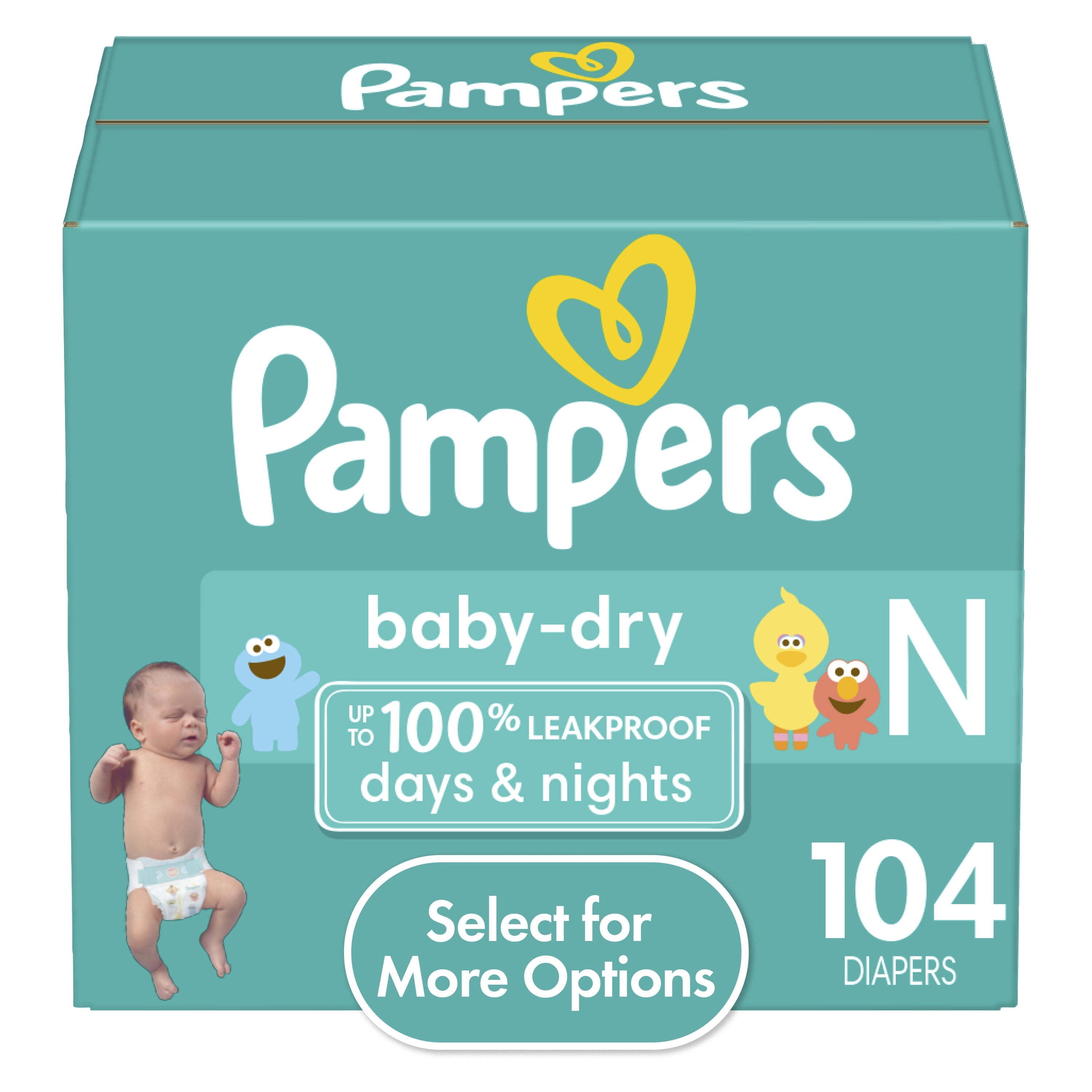 pampers active baby 4+ monthly pack