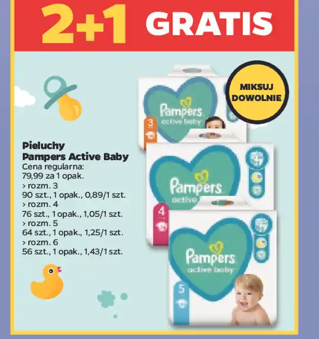 chusteczki pampers aqua pure allegro