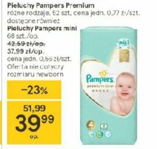 pieluchy pampers activ baby premium