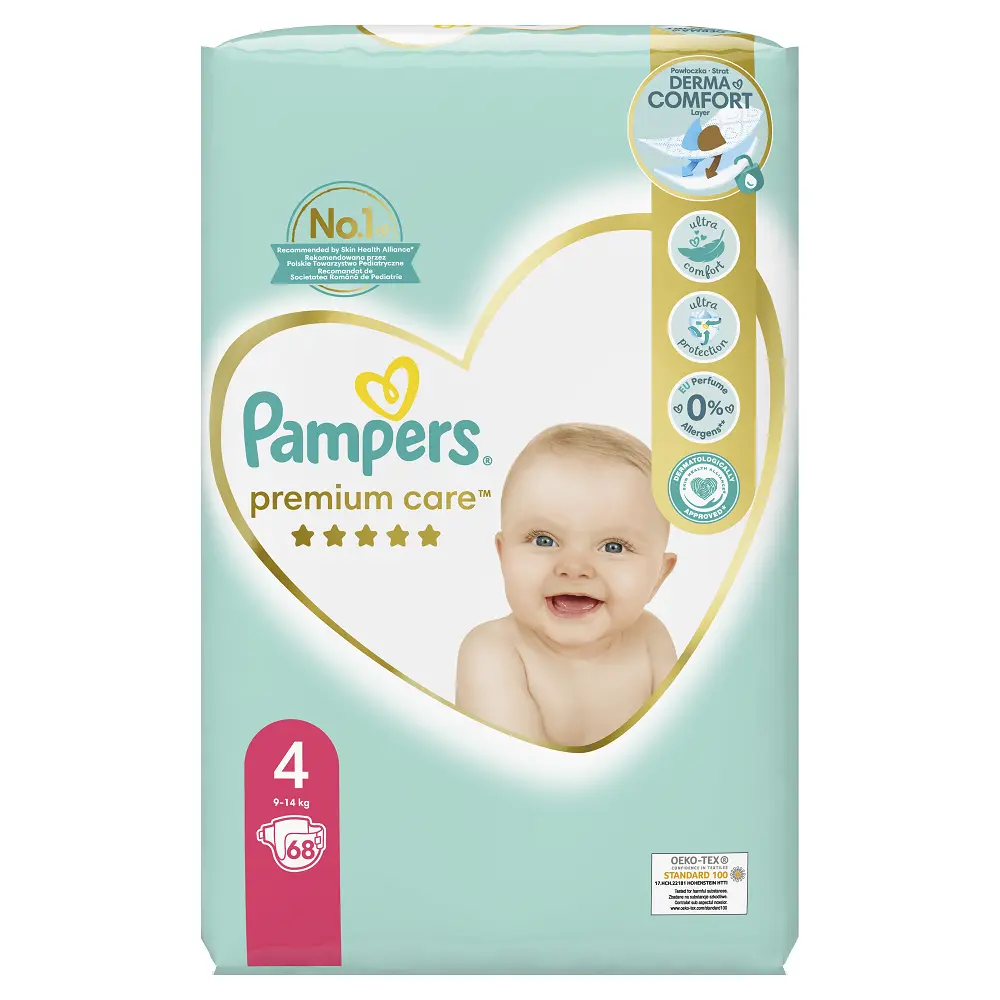 pampers premium care rozmiar 3 midi 5-9 kg 120 pieluszek