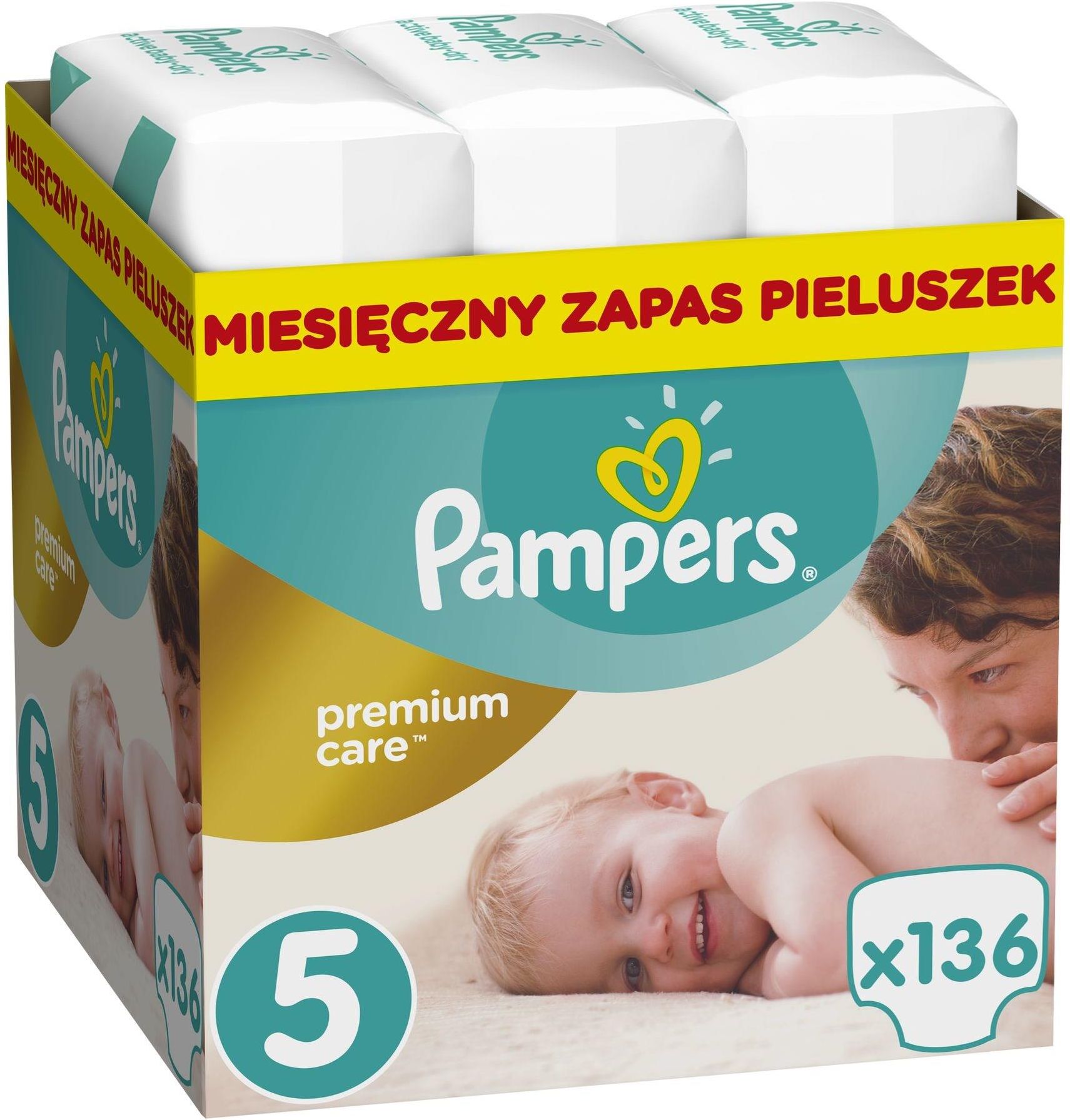 pampers premium care pieluchy jednorazowe rozmiar 1 newborn 88 szt