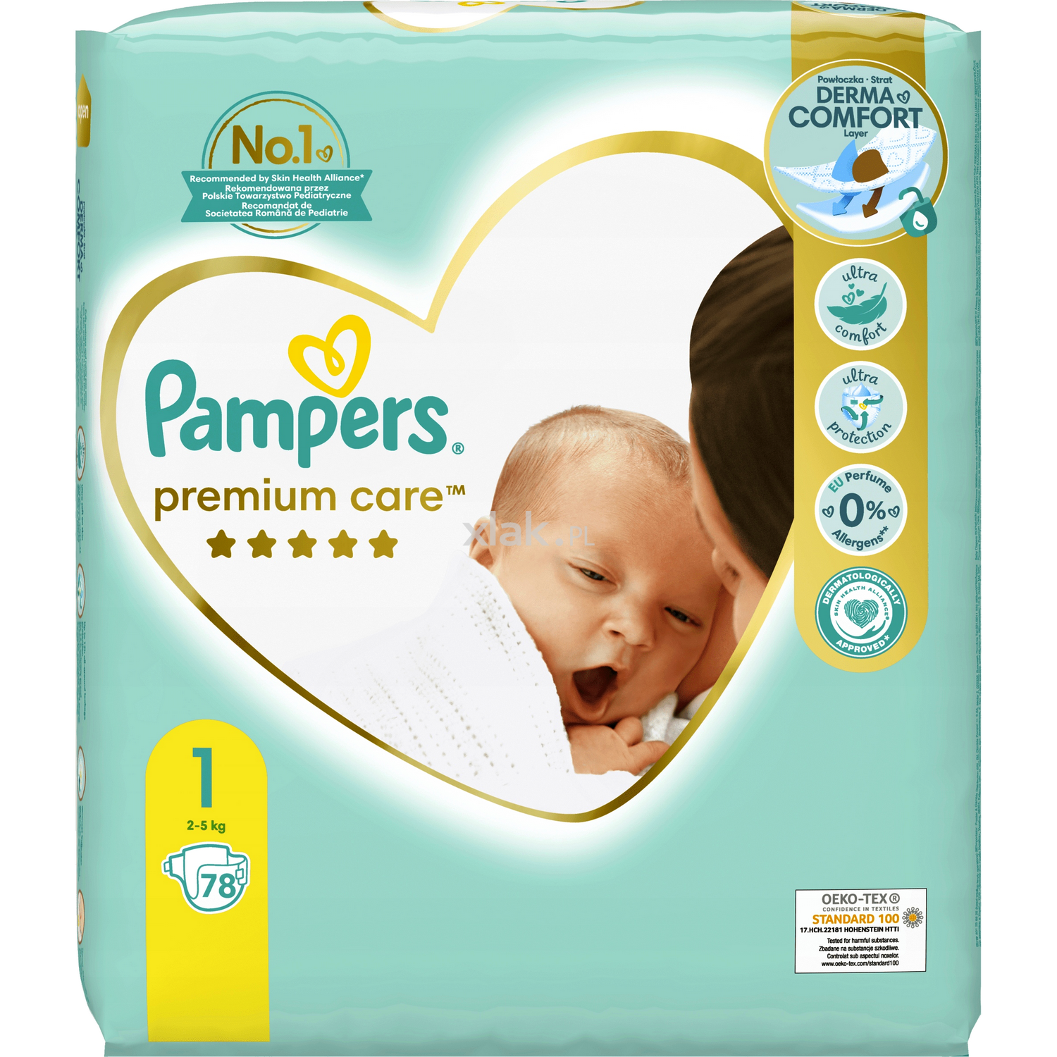 pampers premium care 1 new baby pieluchy 88szt pieluszki