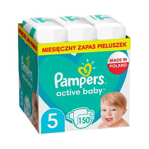 pampers active baby-dry pieluchy rozmiar 4 maxi 8-14kg 174 sztuk