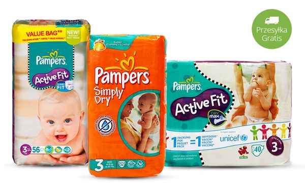 pieluchy pampers 1 z wycięciem na pępek