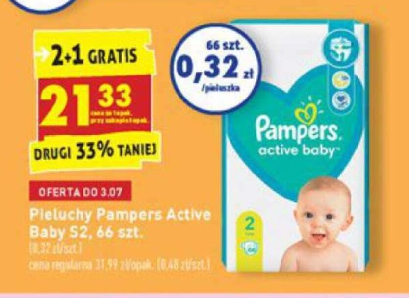 pieluchomajtki pampers 4 promocja sklep