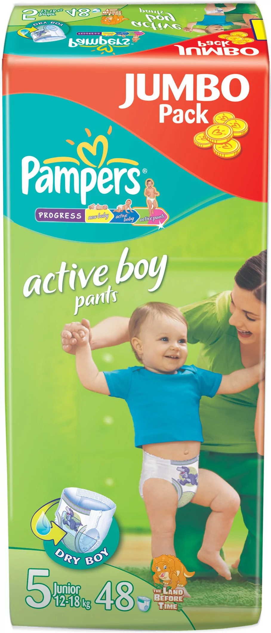 czteropak chusteczek pampers