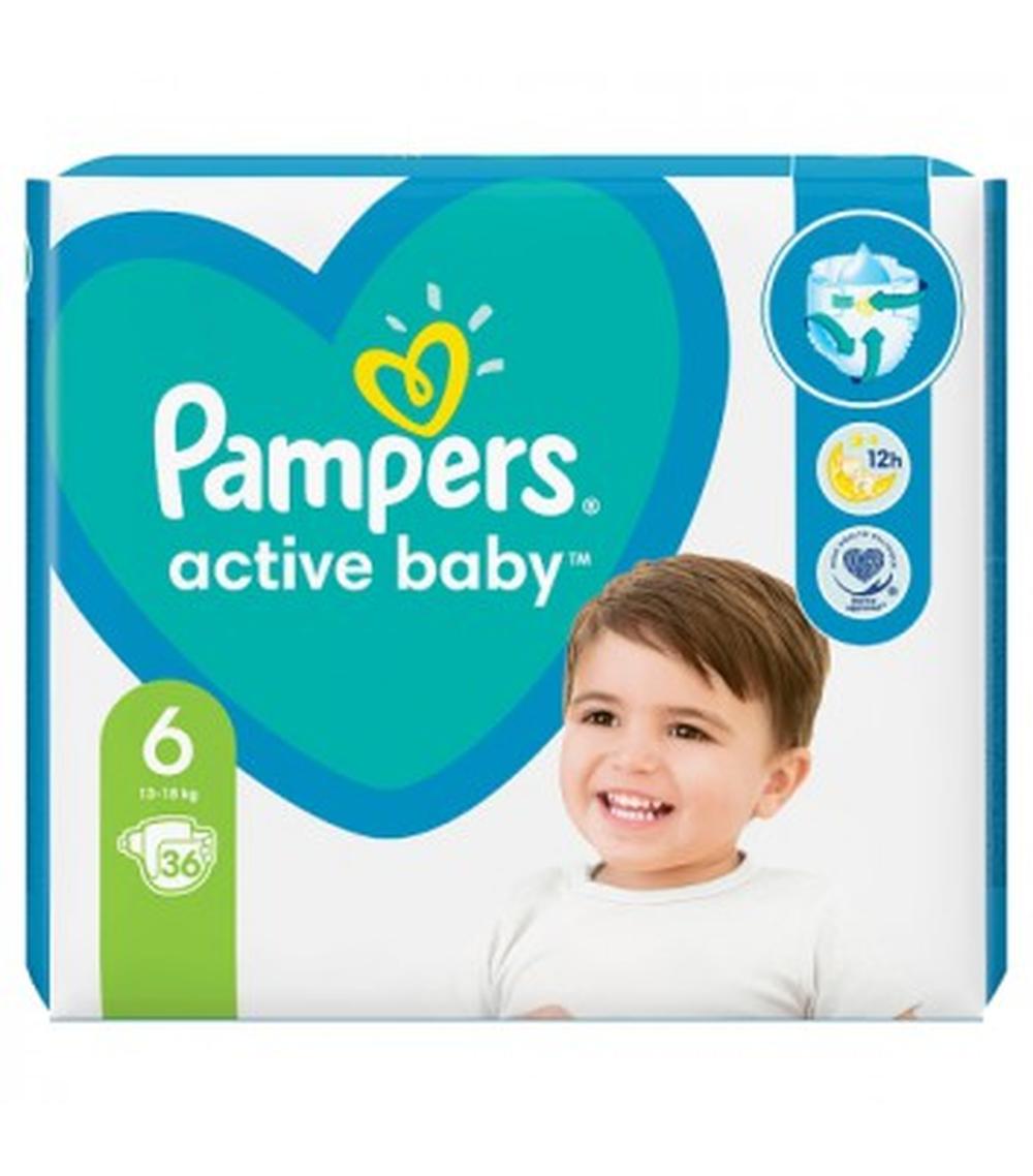 pampers pieluszki active baby 3 midi 208 szt